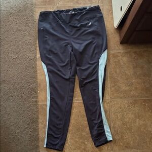 bcg Navy and White Running Leggings